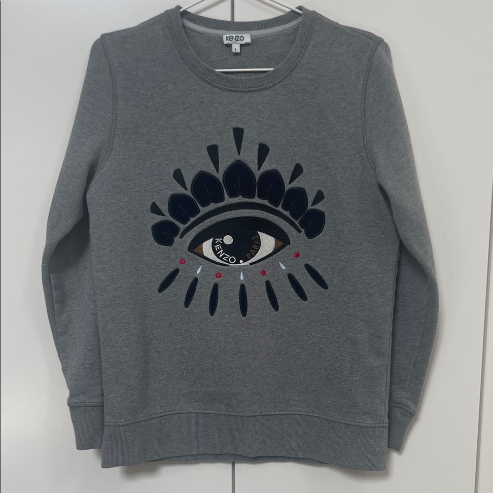 Kenzo Seeing Eye Embroidered Crewneck